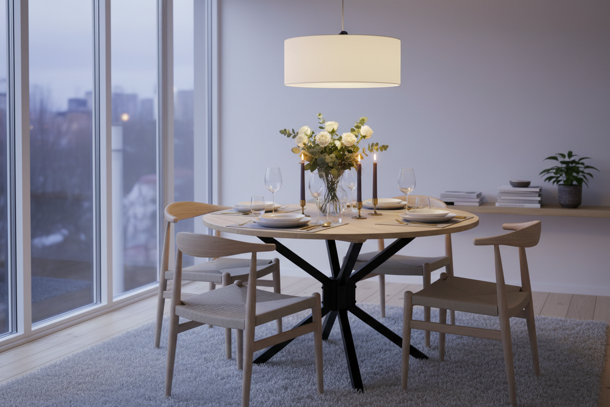 Dining table lifestyle shot