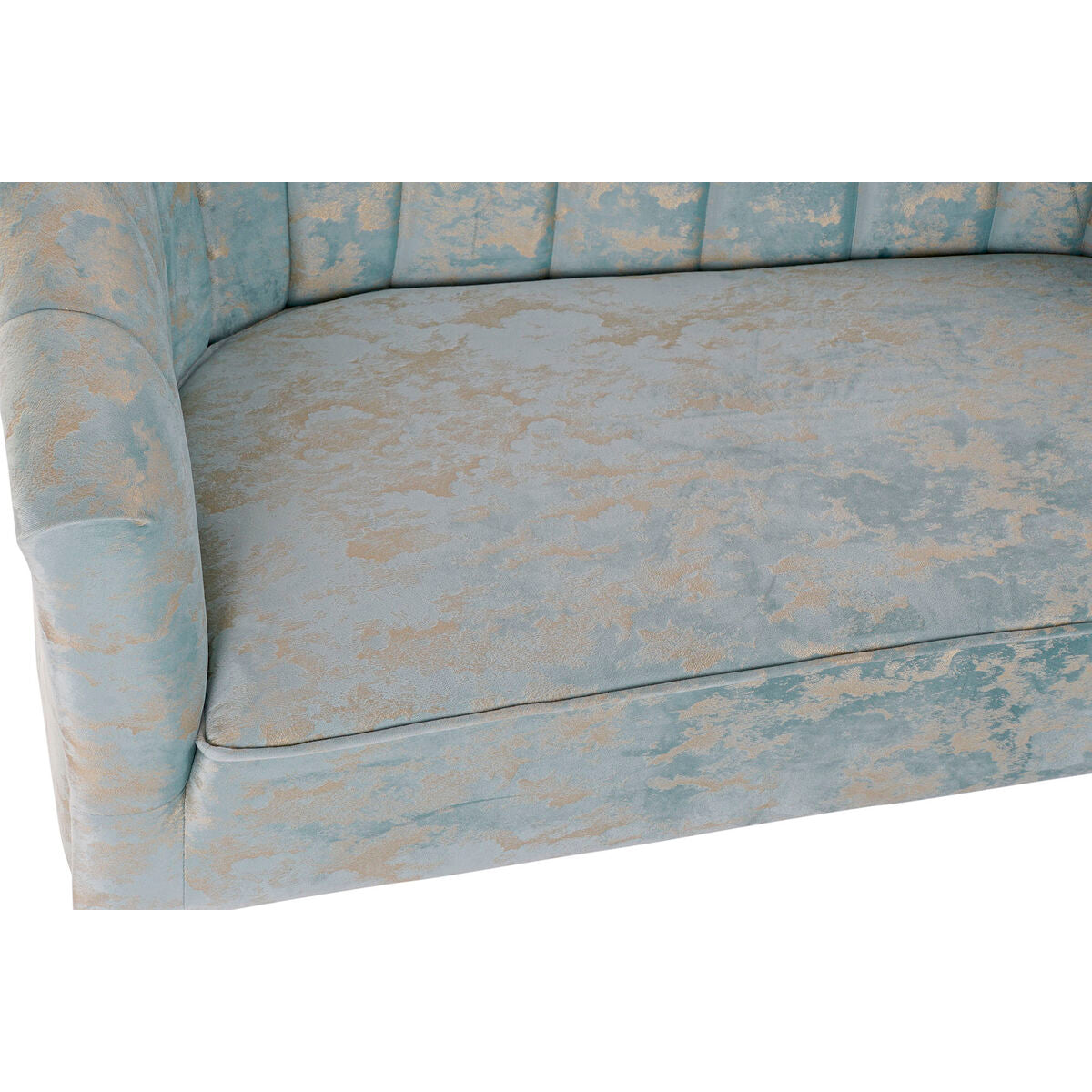 Glam-Sohva Vihreä & Kultainen - Luksusta Kotiisi | 124x73x80cm