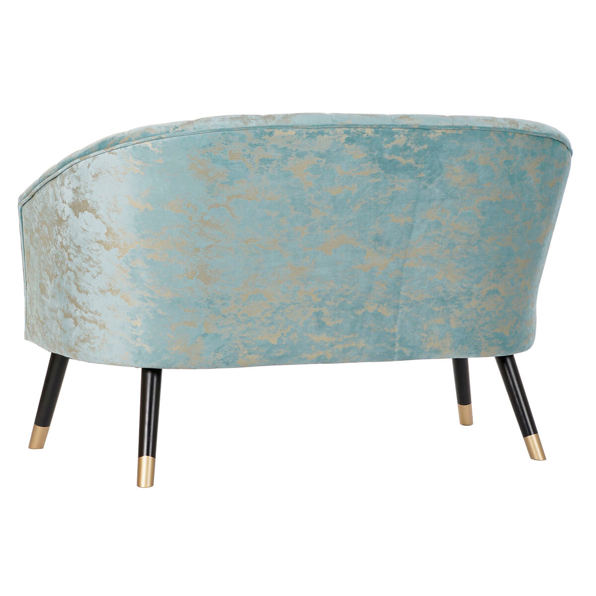 Glam-Sohva Vihreä & Kultainen - Luksusta Kotiisi | 124x73x80cm