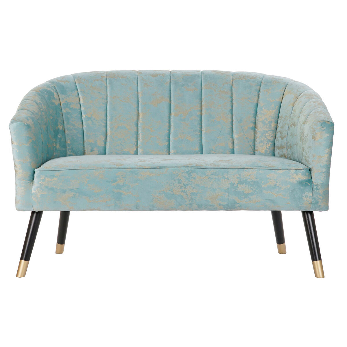 Glam-Sohva Vihreä & Kultainen - Luksusta Kotiisi | 124x73x80cm