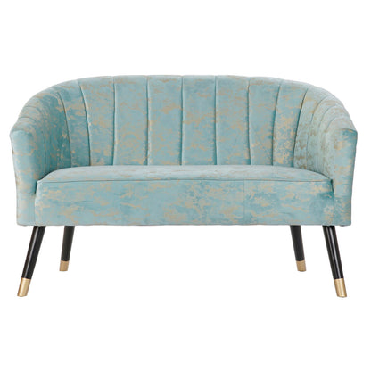 Glam-Sohva Vihreä & Kultainen - Luksusta Kotiisi | 124x73x80cm