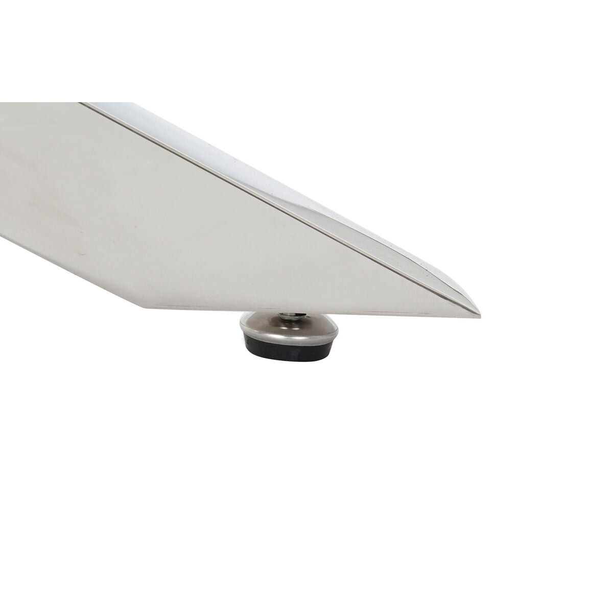 Luxe Marble Dining Table - Silver Steel 180x90 cm