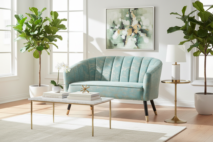 Sohva modernissa kodissa